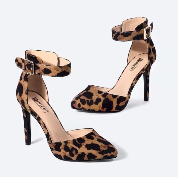 IDIFU Women's IN4TARA Pointed Toe Ankle Strap Mid Heel Suede Pump Shoe size 10 - Picture 3 of 12